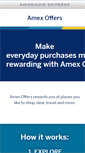 Mobile Screenshot of amexoffers.com